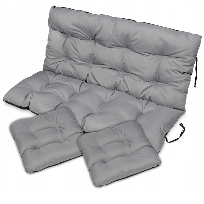 Подушка Superkissen24, 120 x 110 x 10 см, сіра