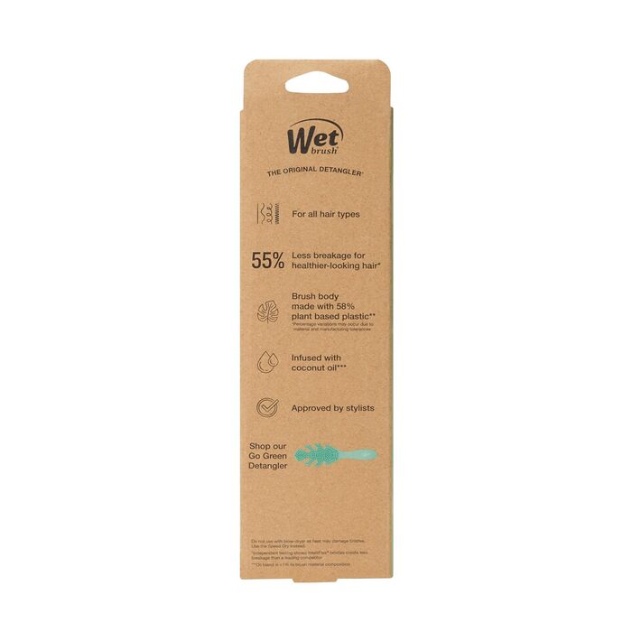 Щітка для волосся Wet Brush Go Green з олією кокосу - унісекс, 1 шт.