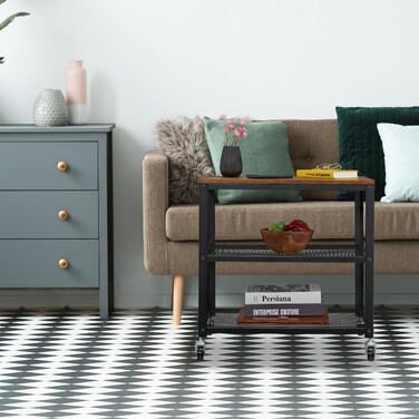 Relaxdays Rolling Cart in Industrial Design