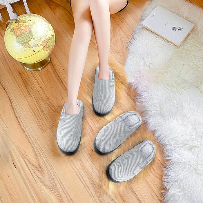 Жіночі теплі домашні тапочки на осінь/зиму з антиковзкою підошвою (40/41 EU, жовті)