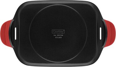 CASTEY IP45 Grill Pans, Aluminium, 45 cm, Black