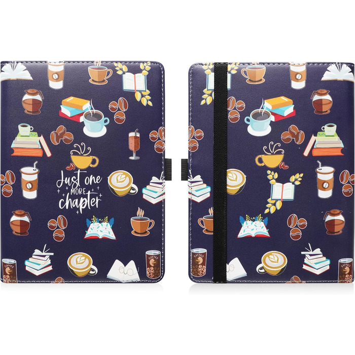 Чохол-підставка для eReader 6-7 дюймів HGWALP, Premium PU шкіра, з петлею для руки, сумісний з Kindle, Kobo, Tolino, Pocketbook, Sony