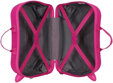 Дитячий валіза Disney Stitch, 55x40x20 см, ABS пластик, колір зірочки, комбінований замок, 4 колеса, ручна поклажа