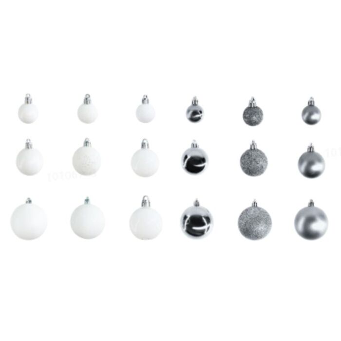 Relaxdays Set of Christmas Baubles