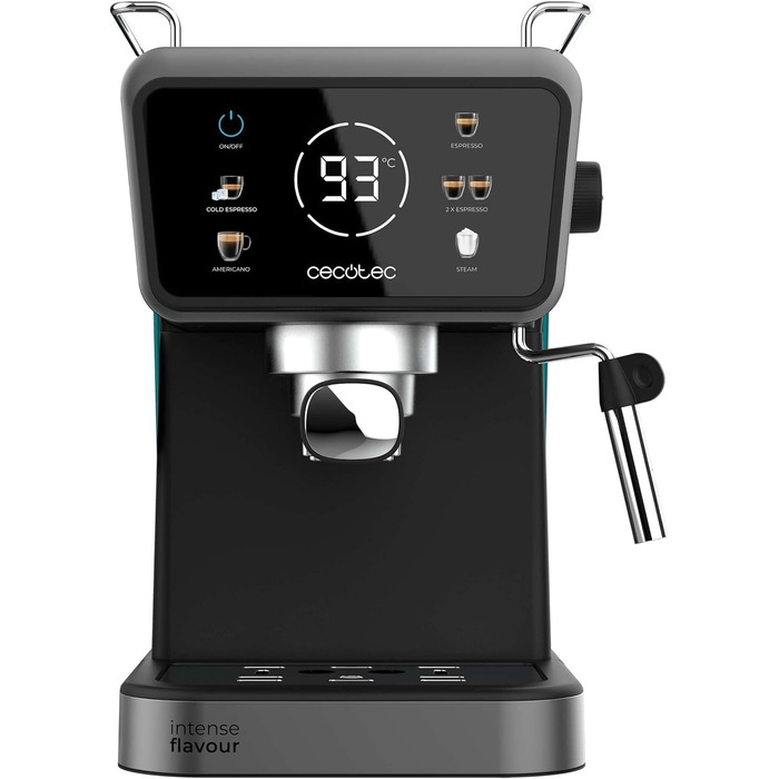 Кавоварка Cecotec Power Espresso Touch ColdBrew – еспресо, капучино, холодна кава, 20 бар, поворотний паровий кран