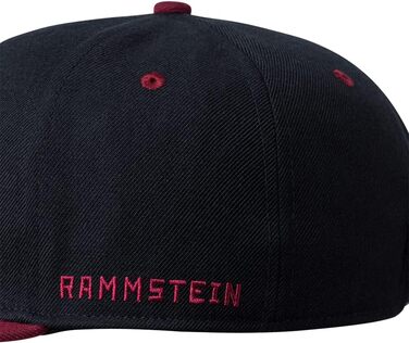 Кепка Rammstein Snapback з логотипом, чорна, офіційний мерч гурту