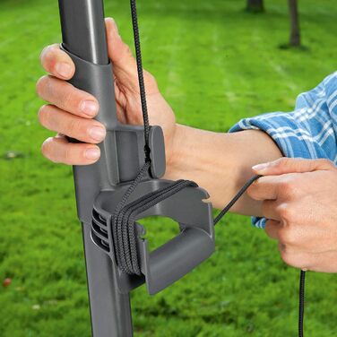 Gardena combisystem Bypass Tree Shear: Pruning shear with 5-fold roller gearing for effortless cutting of branches up to 35 mm in diameter, with a 4.7 m tear-resistant pull cord and D-handle (298-20)