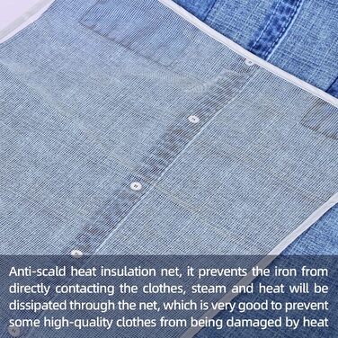 Чохол для гладильної дошки, бавовна 100%, тришаровий, потовщений, 110-125 x 30-42 см, жовтий