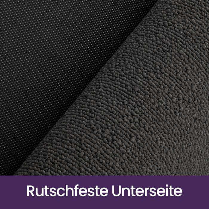 Килимок для дому та вулиці DEXI, 60x90 см, сірий - вологостійкий, неслизький, миючий