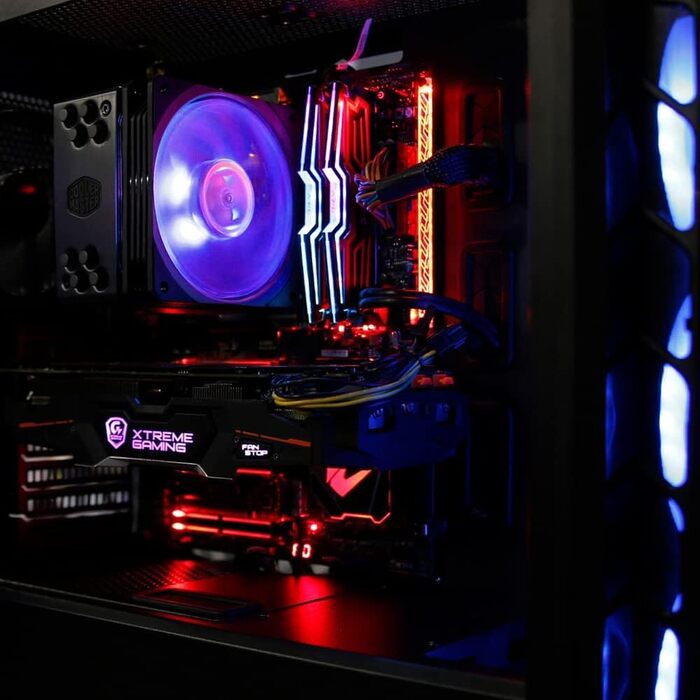 Кулер CPU Cooler Master Hyper 212 RGB Black Edition з підтримкою LGA1700, 4 теплові трубки, SF120R RGB вентилятор, чорний