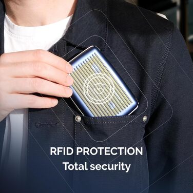 Картодзеркало ÖGON DESIGNS Smart Case Stockholm V1 Marineblau з RFID захистом