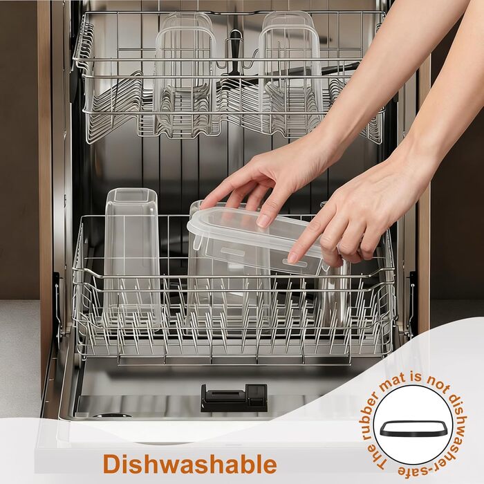 Набір контейнерів для зберігання GoMaihe 16 шт., герметичні бокси для кухні, пластикові контейнери з кришкою для круп, мюслі, рису, борошна та корму для тварин