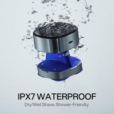 Електрична машинка для гоління голови Yoose Herren IPX7, 5 бритвених головок, USB-C, чорна