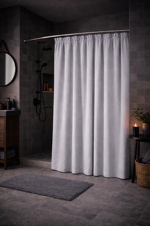 Текстильна штора для ванни NOW-ART, 200 x 220 см