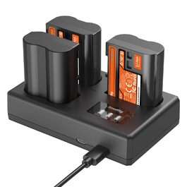 Акумуляторний набір SMALLRIG EN-EL15c для Nikon: 3x1940mAh + LCD-зарядка (Z8, Z7II, Z6III, Zf, D850, D780)