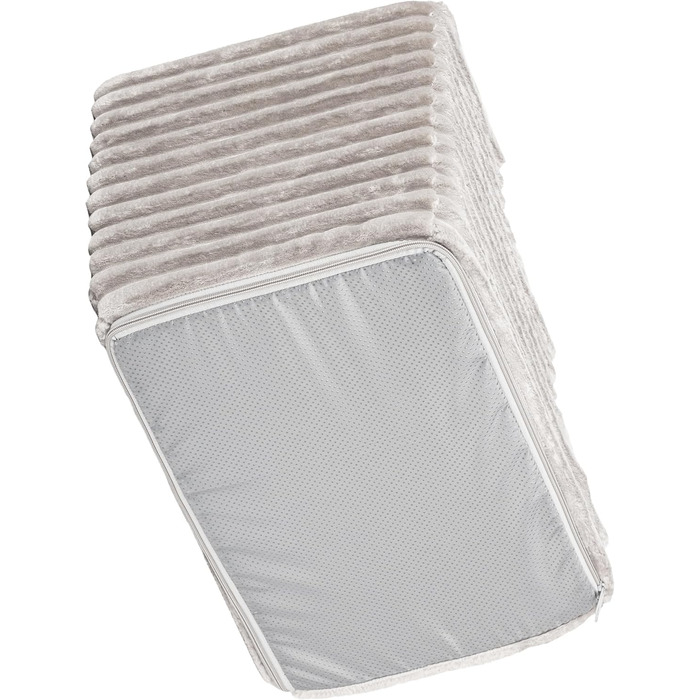 Сходинка для тварин Boutique Zoo: 30 см, 3 сходинки, для собак та котів | З м'якого велюру, для ліжка та авто