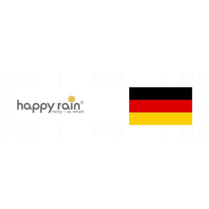 Парасолька Happy Rain автоматична, складана, з чохлом, чорна
