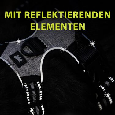 Шлейка для собак Ferplast середнього розміру, 2 гачки для контролю, шлейка від тяги, регульована, світловідбиваюча та дихаюча, ідеальна для тренувань, M, Бежево-коричнева