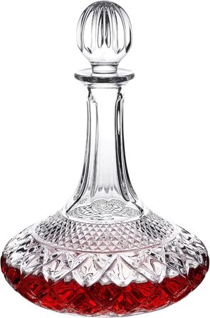 Wine/Whiskey Decanter with Stopper, Top Shelf Collection, Decanter with Luxurious Box, Elegant Gift/1500ml