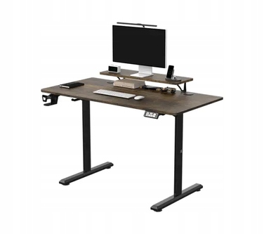 Ігровий стіл Ultradesk HIGHLANDER 120 см, з регулюванням висоти, коричневий