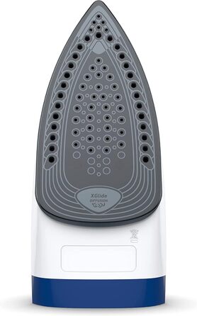Tefal Express Power Iron Steam Iron with a powerful 185g steam burst, (XGlide Ceramic soleplate with three steam zones, 2400 Watt, drip stop, automatic steam quantity regulation) Durilium with lint remover