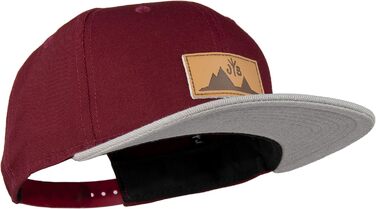 Кепка бейсболка Jumping Bird • Зручна, регульована, легко миється • Бордовий колір
