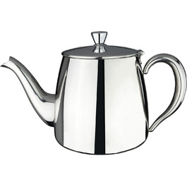 Чайник Café Olé PT-048, преміум 18/10 нерж. сталь, 1,4 л, антиплямовий носик, порожниста ручка, відкидний кришка, сріблястий