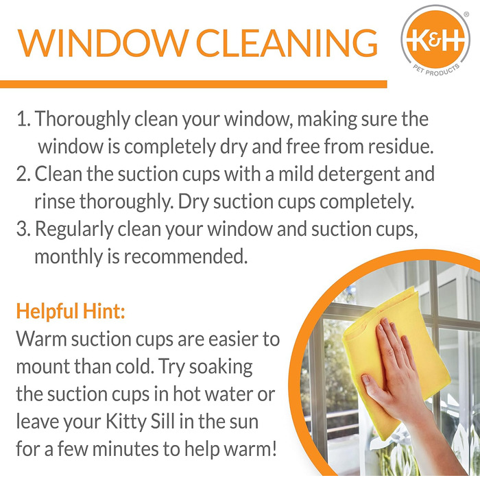 Кіттензіл K&H EZ Window Mount - Двоярусне ліжко для котів на віконний підвіс
