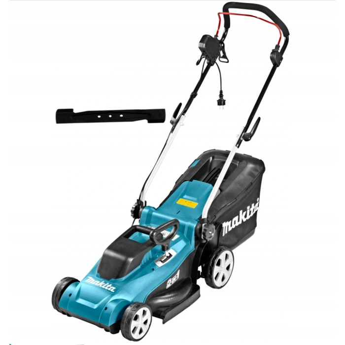 Електрична газонокосарка Makita ELM3720, 1400 Вт, 37 см