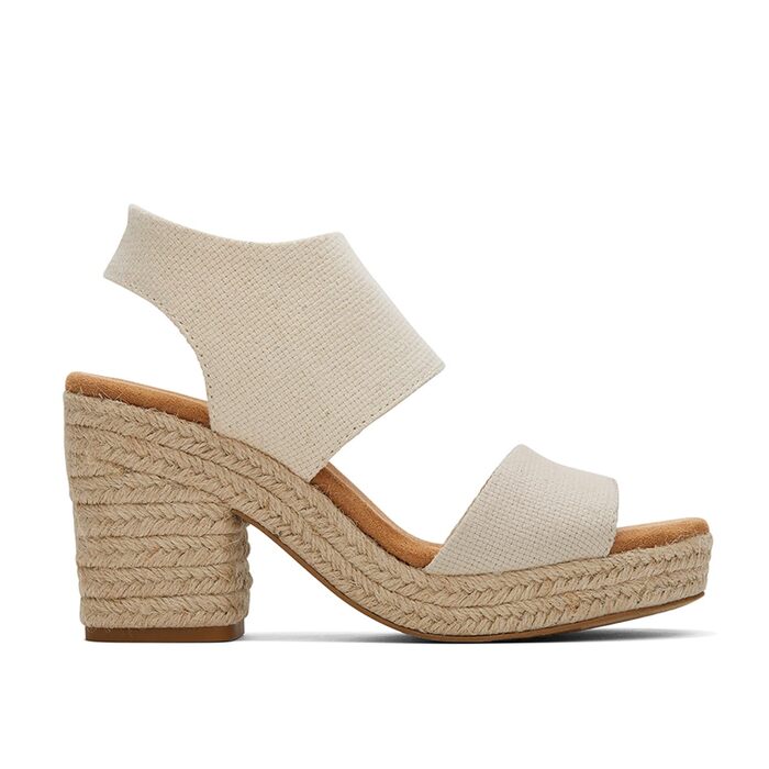 Босоніжки TOMS Majorca на платформі, натуральна шкіра, 42.5 EU