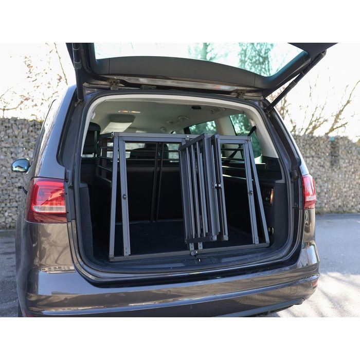 Kerbl Pet Транспортна переноска для собак Vacation, алюмінієва, з антиковзким килимком, 92x97x68 см