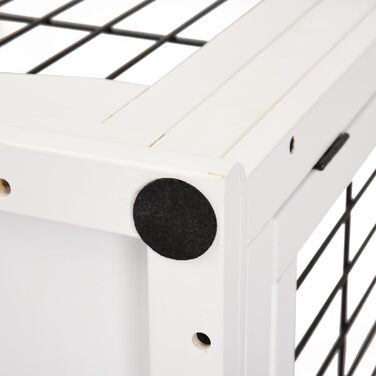 Клітка для собак PawHut - Будка з 2 входами, закривається на замок, для маленьких собак, 58,5 x 81 x 66 см