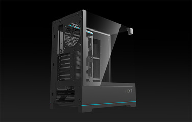 Ігровий корпус DarkFlash DY450 ATX Midi Tower, загартоване скло, ARGB