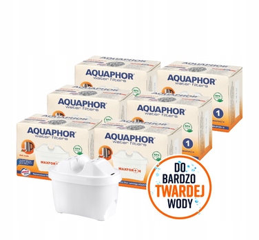 Смінні фільтри Aquaphor Maxfor+ H для жорсткої води до фільтруючого глека, 6 шт.