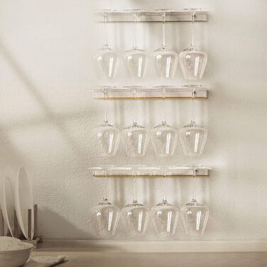 Тримачі для вина KOLYMAX (2 шт.) - настінні, акрилові, для винних пляшок