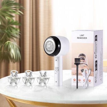 Електричний видальник ворсу Diboniur з 3 рівнями потужності, LCD-дисплеєм та змінними лезами