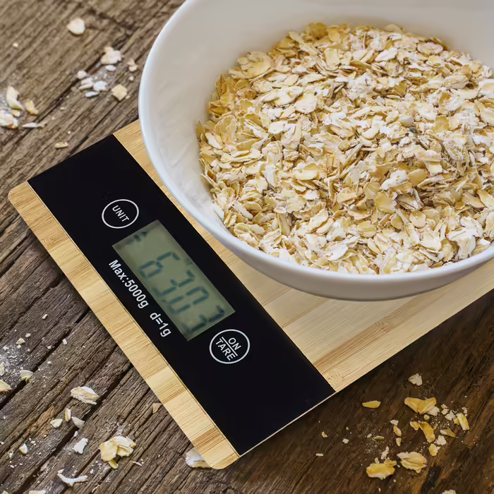 Relaxdays Digital Kitchen Scale Bamboo