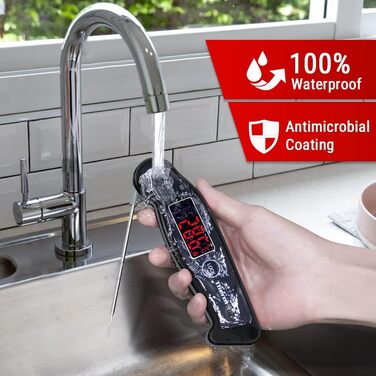 Термометр для м'яса ThermoPro TP19 IP65: водонепроникний, швидкий, з LCD-дисплеєм