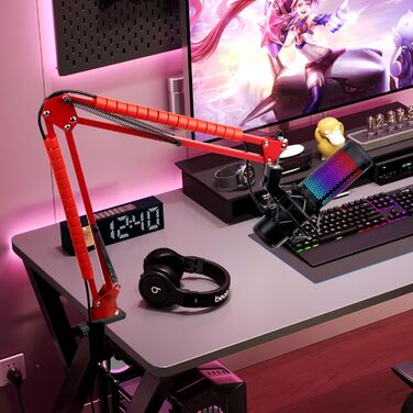 Кріплення для мікрофона HyperX QuadCast/ProCast червоне від YOUSHARES, професійний штатив-кріплення для мікрофонів