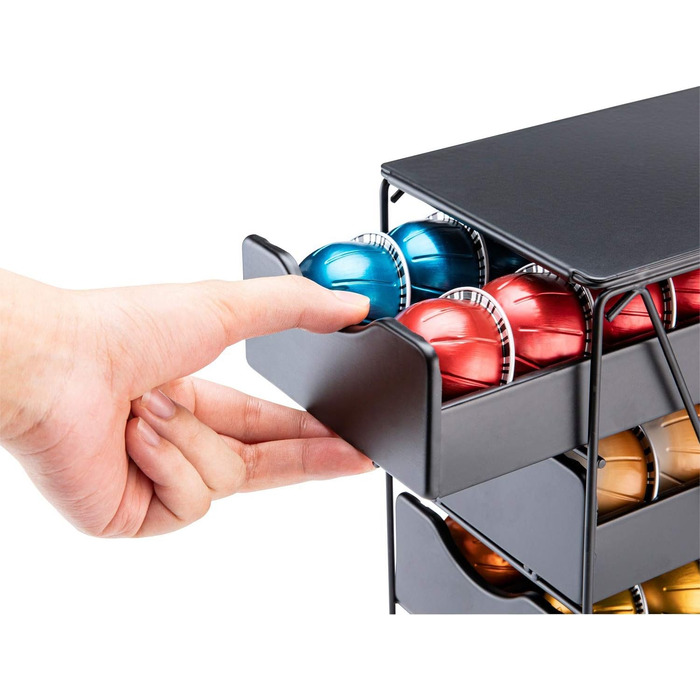 Організатор для капсул Nespresso Vertuo, 3 ящики, на 60 капсул