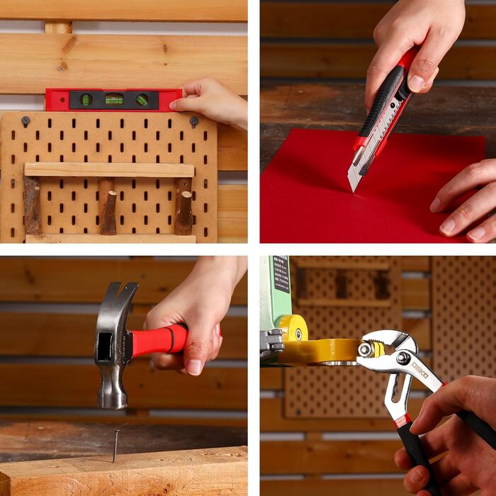 Набір інструментів DEKO 186 шт. з акумуляторною дрилі: набір інструментів 20V для дому та дрібного ремонту