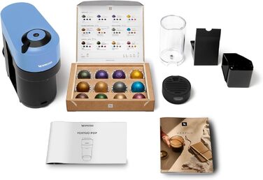 Кавомашина Nespresso Vertuo Pop ENV90.P: Cold Brew, Bluetooth, 4 розміри чашок, без Aeroccino, Pacific Blue