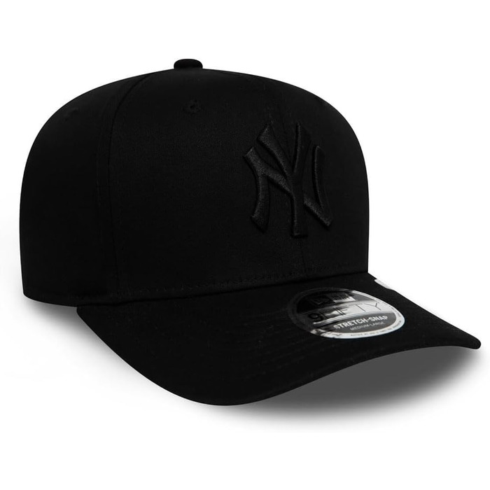 Кепка бейсболка New Era MLB 9Fifty Stretch Snapback з регульованим розміром, чорна, з логотипом New York Yankees