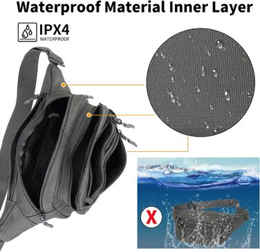 Поясна сумка на пояс, на стегно, унісекс, сіра. Сумка через плече, для телефону, на пояс, для подорожей, туризму, прогулянок з собакою.