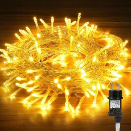 LED гірлянда для декору приміщень та вулиці, 33м, 300 LED, тепле біле світло, для саду, вечірки, весілля, Різдва, тераси, балкону LED гірлянда для декору приміщень та вулиці, 33м, 300 LED, тепле біле світло, для саду, вечірки, весілля, Різдва, тераси, балкону
