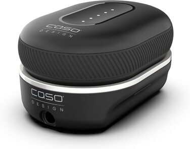 CASO Click & Mash: бездротовий 4-в-1 стаціонарний блендер, акумуляторний, для пюрування, подрібнення, збивання та спінювання молока, 6000-13000 об/хв, з зарядною станцією та акумулятором