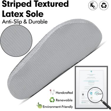 Тапочки домовими з фетру Mishansha для жінок та чоловіків, зимові, зручні, чорні, розмір 36-48