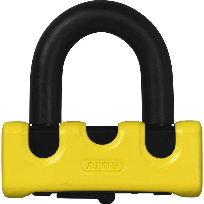 Мотозамок ABUS GRANIT Power XS 67 з XPlus-циліндром, подвійне блокування, жовтий, з нагадувальним кабелем