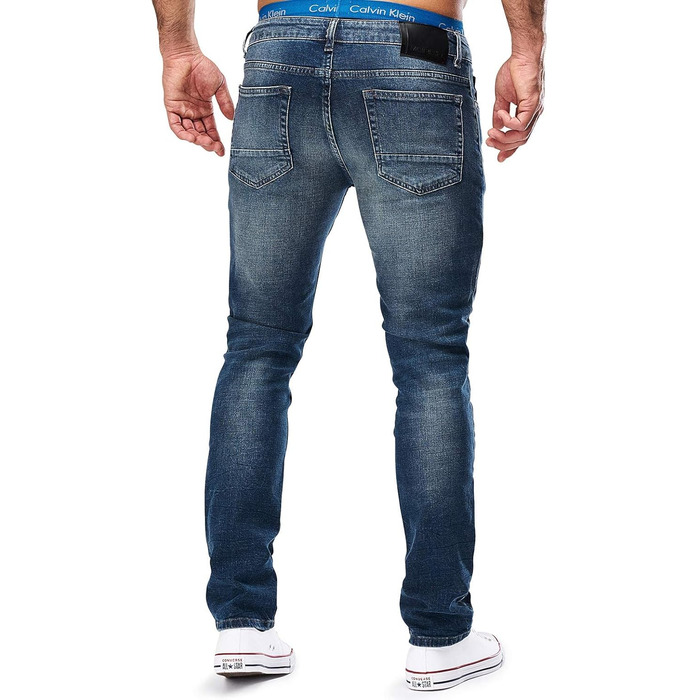 Чоловічі джинси Merish Slim Fit Stretch Denim 9148-2100, сині 33W/32L