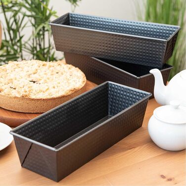 SIDCO Loaf Pan 3 x Cake Pan King Cake Pan Baking Pan Bread Pan Cake Pan 30 cm